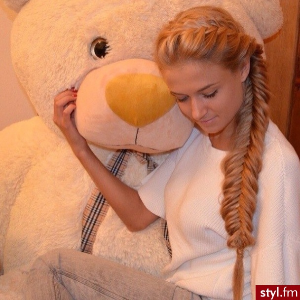 Blond Warkocze Proste Na co dzień Długie Fryzury