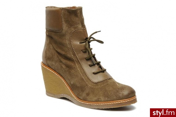 Mosquitos PÓŁBUTY I BOTKI HARRIS BY MOSQUITOS (Khaki) - Botki Buty Moda