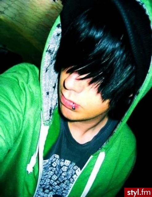 EMO Alternatywne Średnie Fryzury