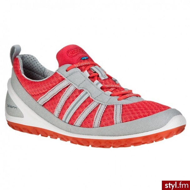 ECCO Półbuty Biom Lite 80216357805 Concrete/Poppy - Półbuty Buty Moda