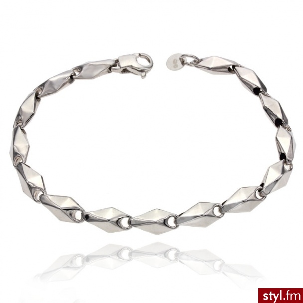 Srebrna Bransoletka Pseudoćwieki STU-BRA-0014 - Bransoletki Biżuteria Moda