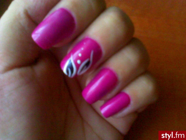 Kwadratowe Malowane farbkami Akryl Paznokcie