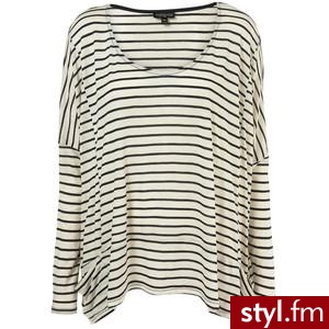 Long Sleeve Stripe Tee - TopShop - Polyvore. Pobrano ze strony: http://www.polyvore.com/long_sleeve_stripe_tee/thing?id=22515543 - Pozostałe Ciuchy Moda