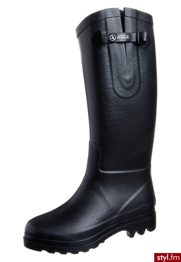 Aigle NTINE Kalosze czarny (85899) - Kalosze Buty Moda