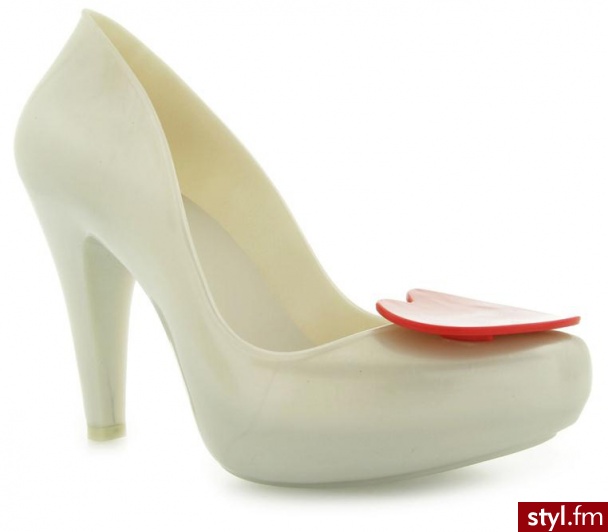 Mel by Melissa shoes CzÓŁENKA MEL BY MELISSA RASPBERRY II WHITE - Czółenka Buty Moda