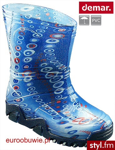 DEMAR Kalosze DEMAR DM-026-STP-D - Kalosze Buty Moda