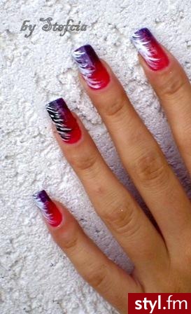 kolorowe pazurki. źródło : http://nailsofdreams.blog.onet.pl/ - Paznokcie