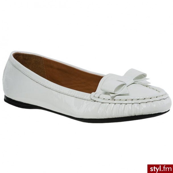 Geox Baleriny D Primula S D22S6S 00067 C1000 Biały - Balerinki Buty Moda