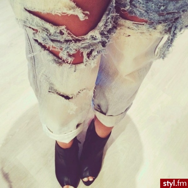 Jeansy Spodnie Moda
