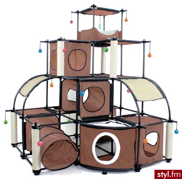 SportPet Designs Kitty City Tunnel Tower- tunel z wieżą  1szt. SP0301 - Dziecko