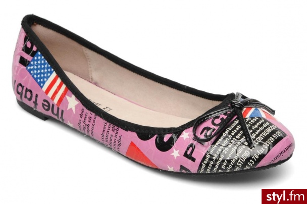 Elizabeth Stuart Balerinki Astrid 801 (Różowy) - Balerinki Buty Moda
