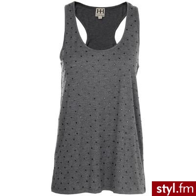 Haute Hippie Tanktop Bling Grey - Polyvore. Pobrano ze strony: http://www.polyvore.com/cgi/thing?id=17386867 - Pozostałe Ciuchy Moda