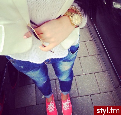 Jeansy Spodnie Moda