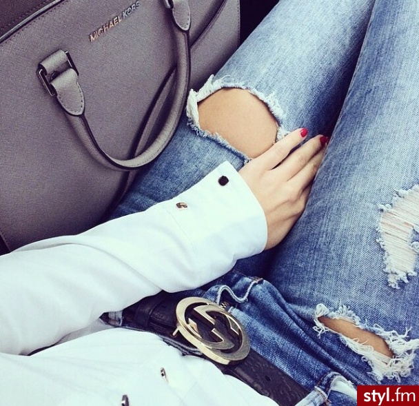 Jeansy Spodnie Moda