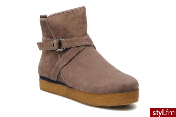 Flip Flop PÓŁBUTY I BOTKI BILLY RING BY FLIP FLOP (Szary) - Botki Buty Moda