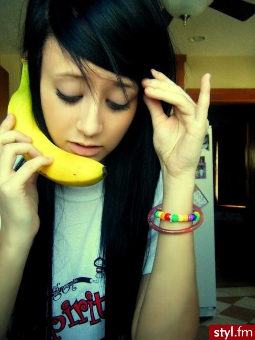 banan - Średnie Fryzury