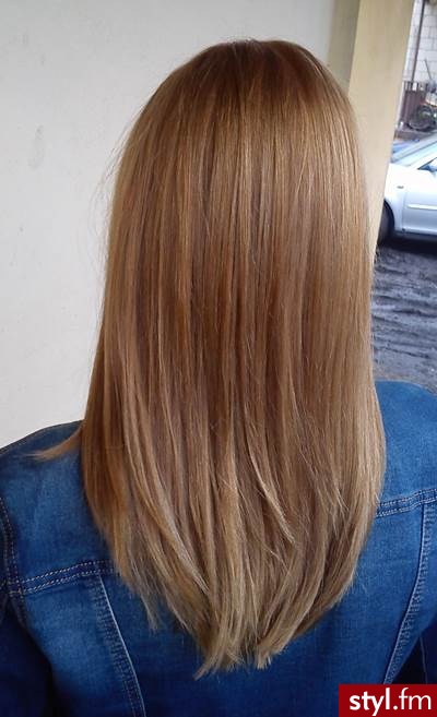 Blond Rozpuszczone Proste Na co dzień Długie Fryzury