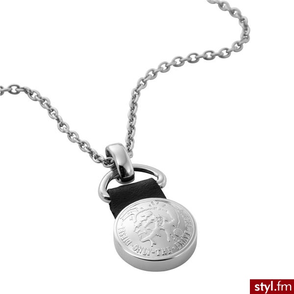 BIŻUTERIA MĘSKA DIESEL - NASzYJNIK DX0687040 - Naszyjniki Biżuteria Moda