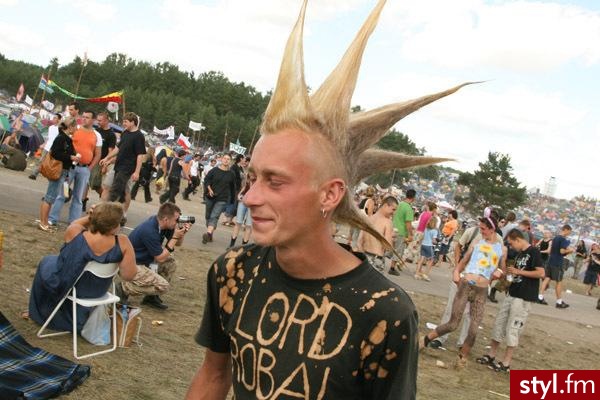 Punk Rock Alternatywne Średnie Fryzury