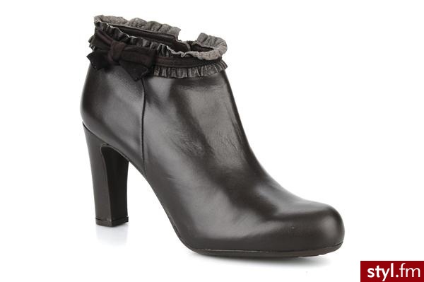 Unisa PÓŁBUTY I BOTKI RALF BY UNISA (Brązowy) - Botki Buty Moda