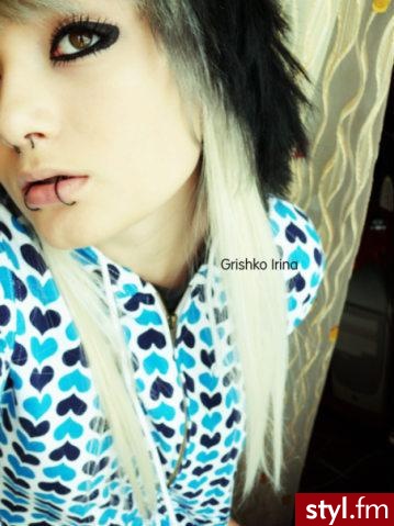 EMO Alternatywne Średnie Fryzury