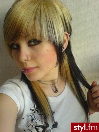 EMO Alternatywne Średnie Fryzury