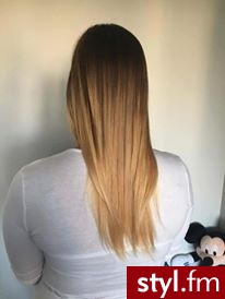 Blond Rozpuszczone Proste Na co dzień Długie Fryzury