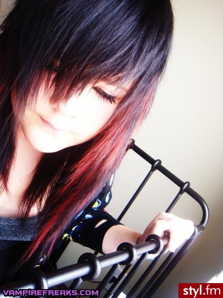 EMO Alternatywne Średnie Fryzury