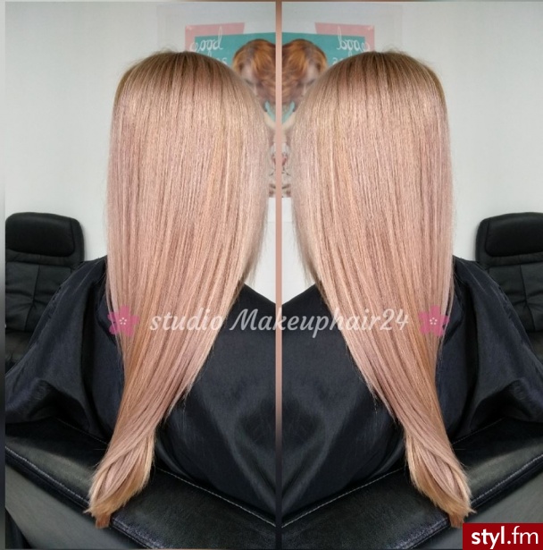 Fryzjer Gwiazd  Warszawa Wola, sombre, flamboyage www.makeuphair24.pl - Blond Rozpuszczone Proste Fryzury gwiazd Długie Fryzury