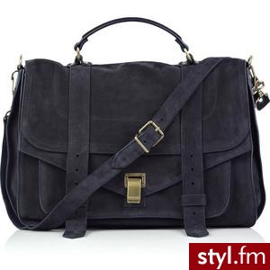 PS1 Large suede satchel - Polyvore. Pobrano ze strony: http://www.polyvore.com/ps1_large_suede_satchel/thing?id=14289202 - Pozostałe Torebki Moda