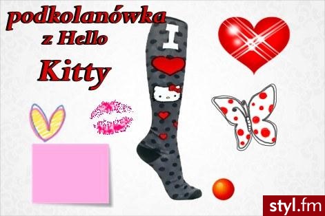 Podkolanówka z ..Hello kityY!! - Gadżety Inne Moda