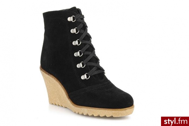 Esprit PÓŁBUTY I BOTKI KIWI LU BOOTIE BY ESPRIT (Czarny) - Botki Buty Moda