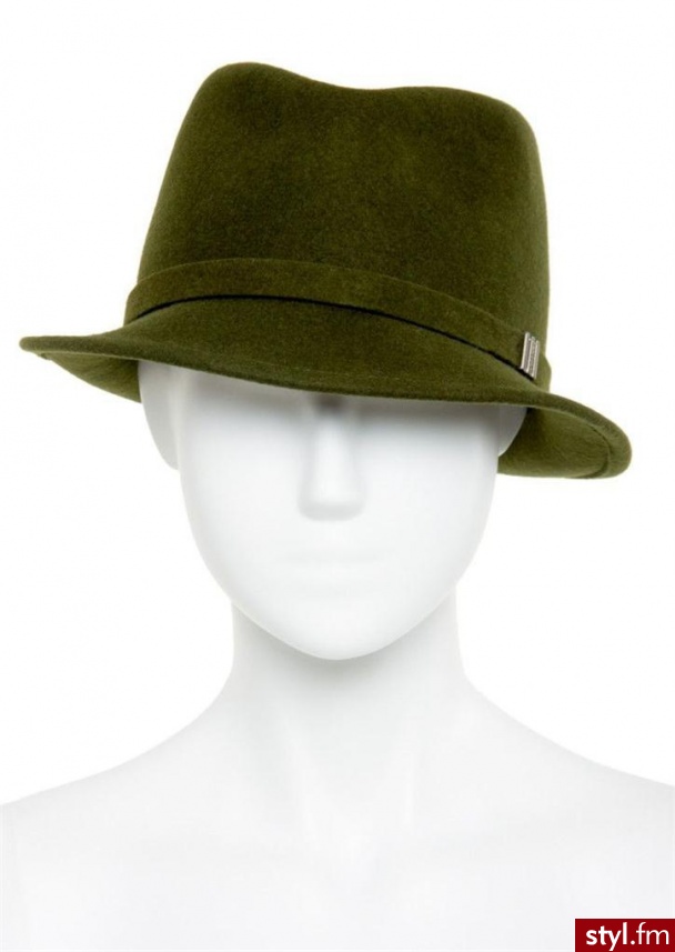 Simple Kapelusz (khaki) - Nakrycia głowy Dodatki Moda