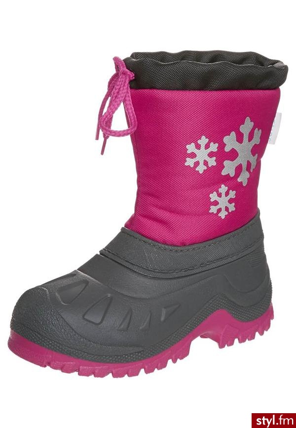 STUPS Śniegowce różowy (C232) - Pozostałe Buty Moda