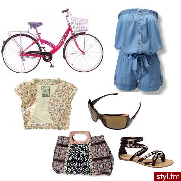 Na zakupy Rower TTGie; Kombinezon Orsay - 119.90zł; Bolerko Pull&Bear - 69.90 zł; Okulary Pull&Bear - 99 zł; Torebka Aldo - 149zł; Sandałki Bucikowo - 89 zł ;] - Styler