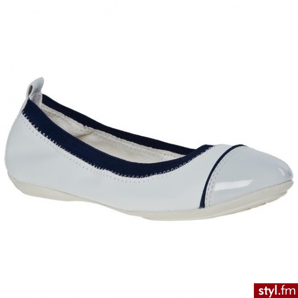 Geox Baleriny D Charlene B D32Y7B 08566 C1000 Biały - Balerinki Buty Moda