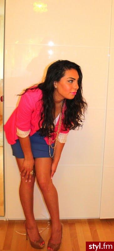 with blue skirt - Pozostałe Ciuchy Moda