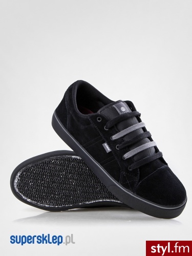 Element BUTY CARNEGIE 2 (BLK/BLK) 43 Czarny Skate - Pozostałe Buty Moda