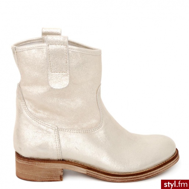 Venezia BOTKI 1100 VIT PLAT - Botki Buty Moda