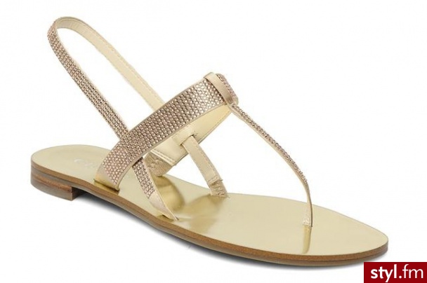 Guess Sandały Radnora by (złoty) - Sandały Buty Moda