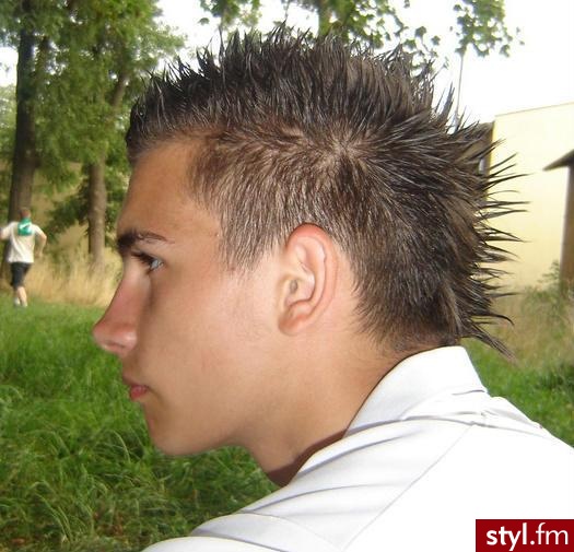 Średnie Męskie Fryzury