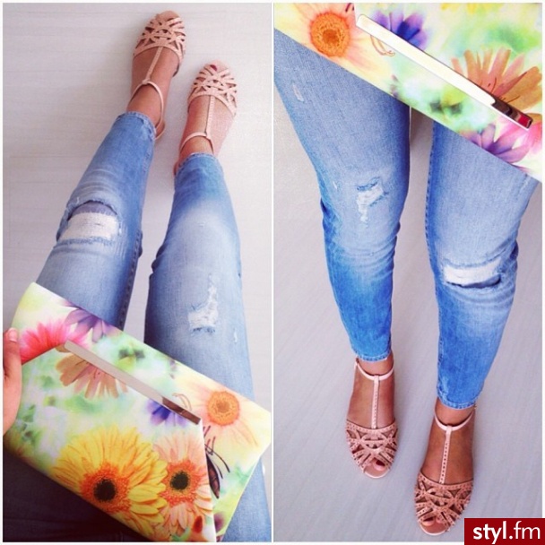 Jeansy Spodnie Moda