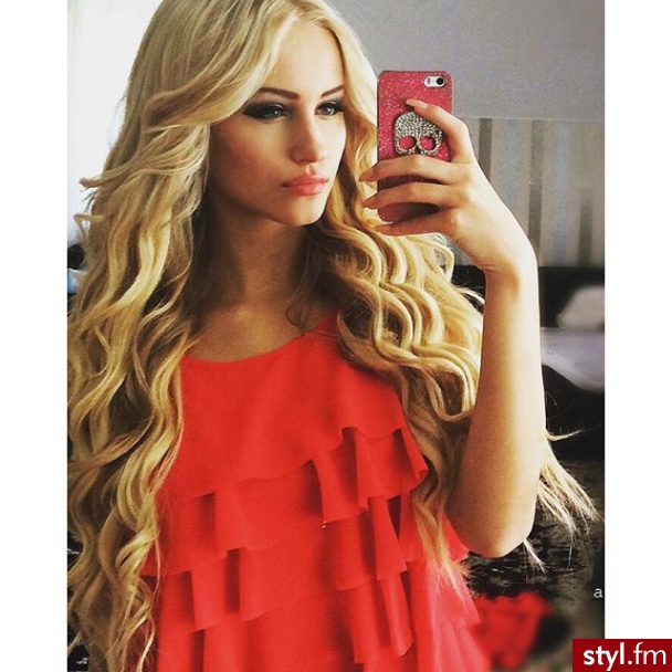 Blond Rozpuszczone Kręcone Na co dzień Długie Fryzury