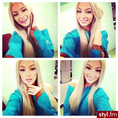 Blond Rozpuszczone Proste Na co dzień Długie Fryzury