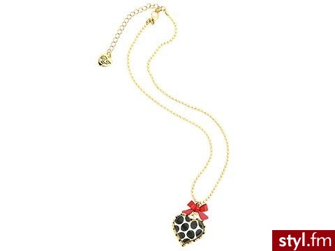 Serduszko w czarne kropki - Betsey Johnson - 36$ - Pozostałe Dodatki Moda