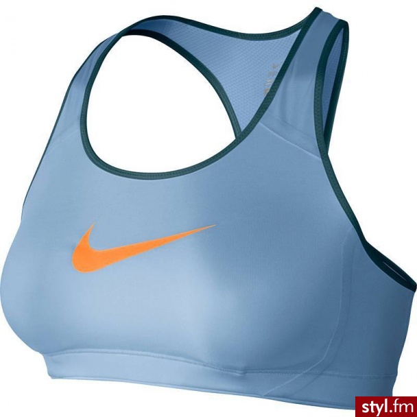Nike biustonosz sportowy SHAPE BRA W/LARGE SWOOSH (419414-498) - Biustonosze Bielizna Moda