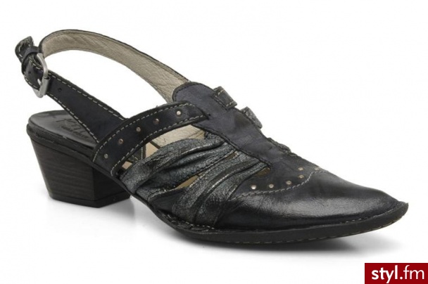 Khrio CZÓŁENKA G2 TOILE W BY KHRIO (Czarny) - Czółenka Buty Moda