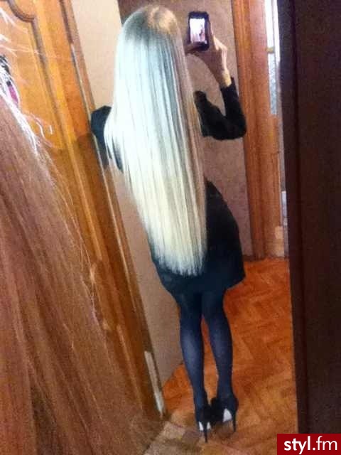 Blond Rozpuszczone Proste Na co dzień Długie Fryzury