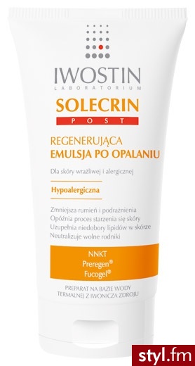 IWOSTIN SOLECRIN POST Emulsja regeneracyjna po opalaniu 150 ml - Emu Buty Moda