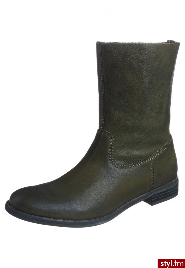 SPM ASTER Botki zielony - Botki Buty Moda